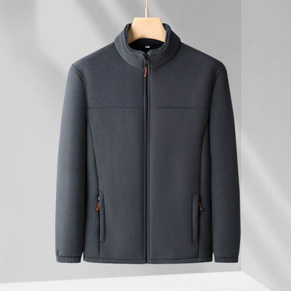 Men's Winter Warm Zipper Coats with Pockets