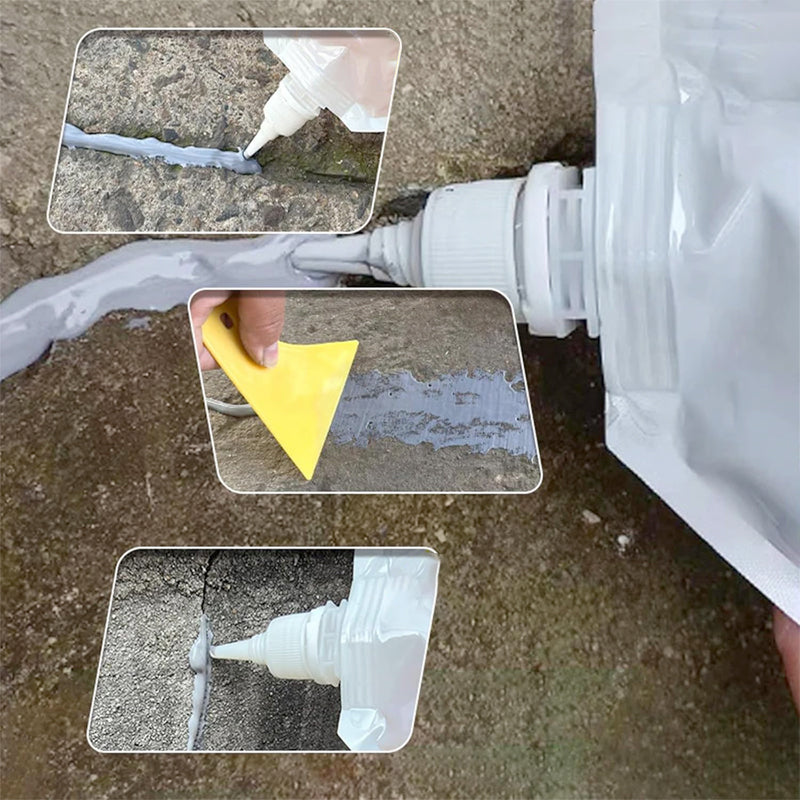 Waterdichte, sneldrogende reparatiekit voor scheuren in beton