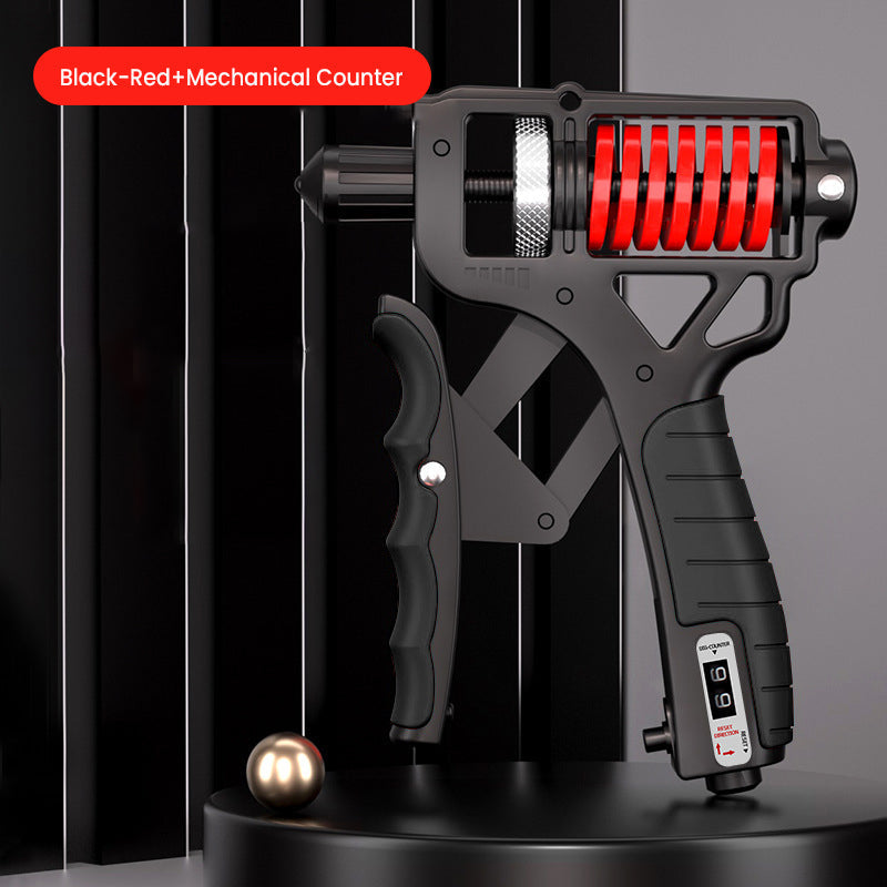 🚀🤝 50% KORTING! Van handshake tot veiligheidshamer: deze ergonomische grip trainer met instelbare weerstand (5–165 kg) versterkt handen, vingers & onderarmen. Met teller!