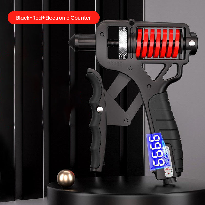 🚀🤝 50% KORTING! Van handshake tot veiligheidshamer: deze ergonomische grip trainer met instelbare weerstand (5–165 kg) versterkt handen, vingers & onderarmen. Met teller!
