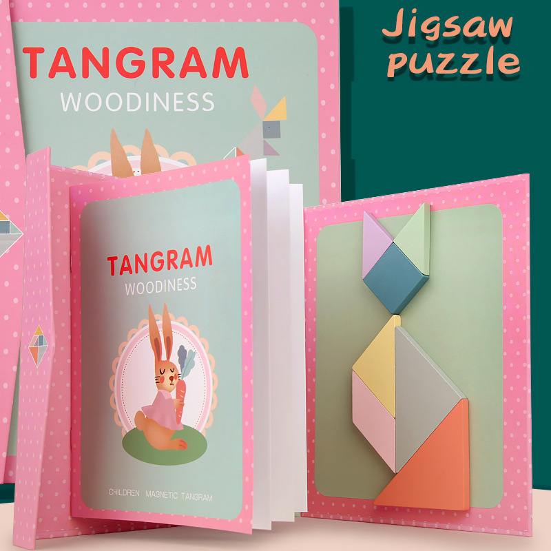 🎁Magnetische tangram -puzzelset voor kinderen