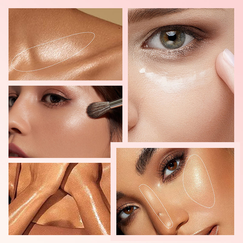 💖3D Roze Blush & Highlighter🌸