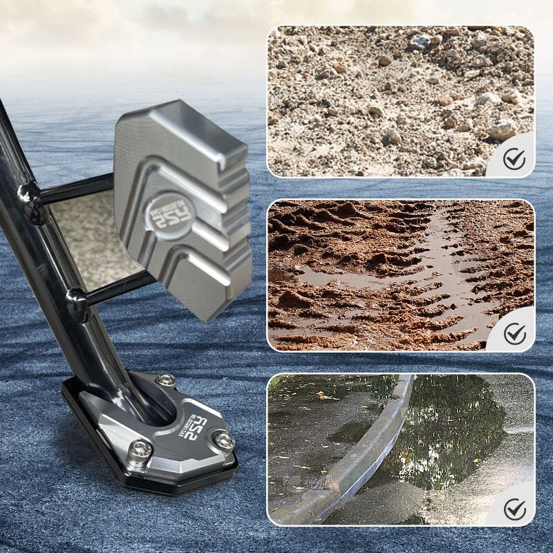 Motorfiets Zijstandaard Voet Uitbreidingsplaat