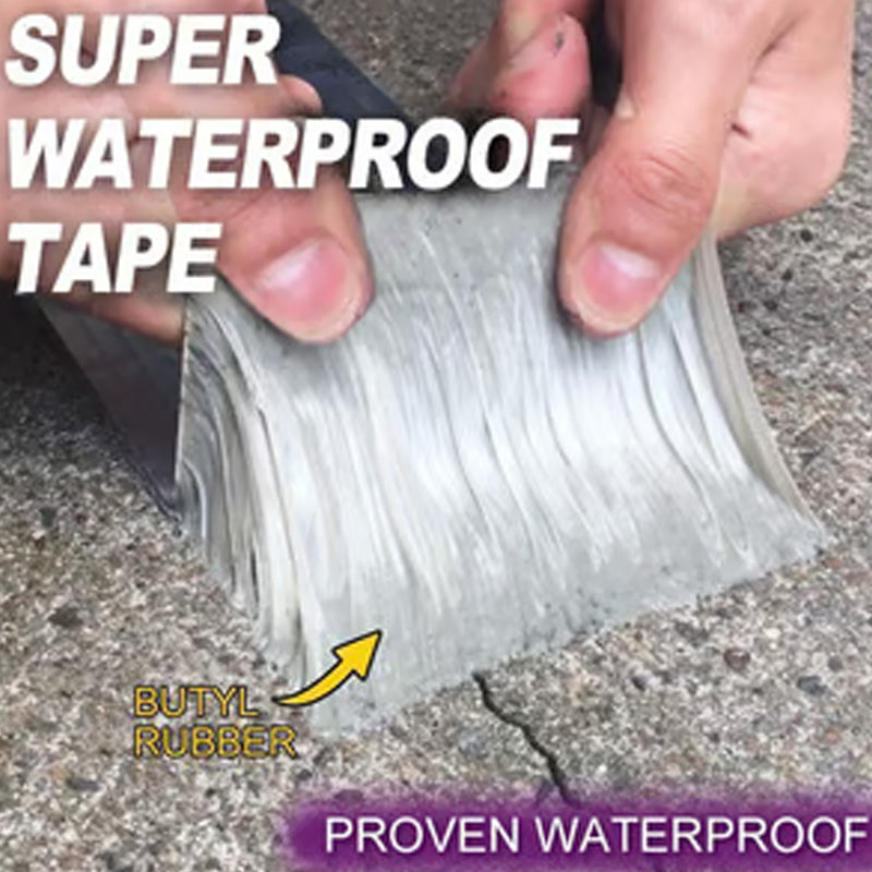 🔧 50% korting! Universele waterdichte reparatietape – butylrubber, 5-lagen constructie & weerbestendig. Dicht lekkages bij dak, leiding & metaal – direct klaar! ✨💧