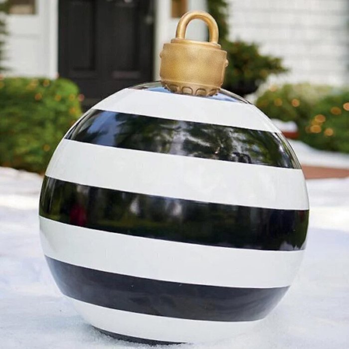 🎄 50% korting! Opblaasbare kerstbal – levensgroot, herbruikbaar & UV-bestendig. Hang, steek of laat drijven – grote feestelijke statement voor binnen & buiten! ✨🎁