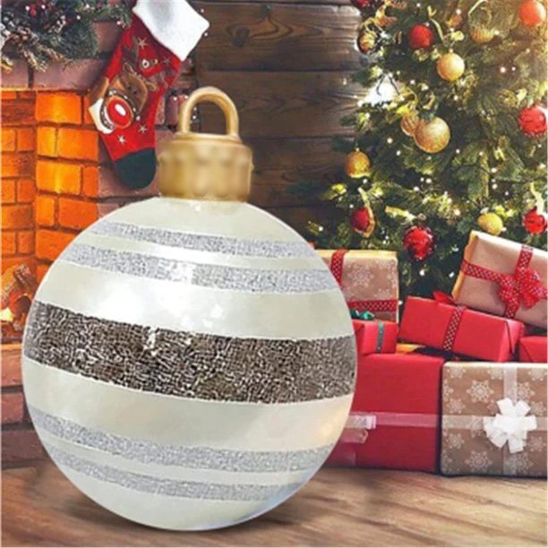 🎄 50% korting! Opblaasbare kerstbal – levensgroot, herbruikbaar & UV-bestendig. Hang, steek of laat drijven – grote feestelijke statement voor binnen & buiten! ✨🎁