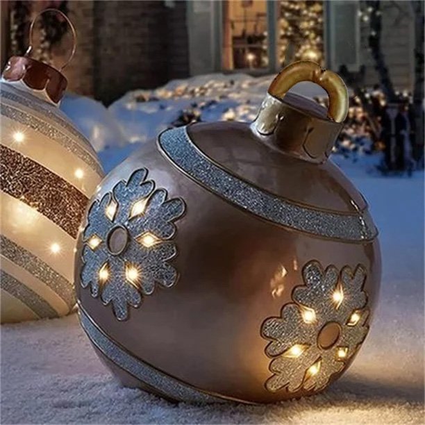 🎄 50% korting! Opblaasbare kerstbal – levensgroot, herbruikbaar & UV-bestendig. Hang, steek of laat drijven – grote feestelijke statement voor binnen & buiten! ✨🎁