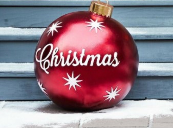 🎄 50% korting! Opblaasbare kerstbal – levensgroot, herbruikbaar & UV-bestendig. Hang, steek of laat drijven – grote feestelijke statement voor binnen & buiten! ✨🎁