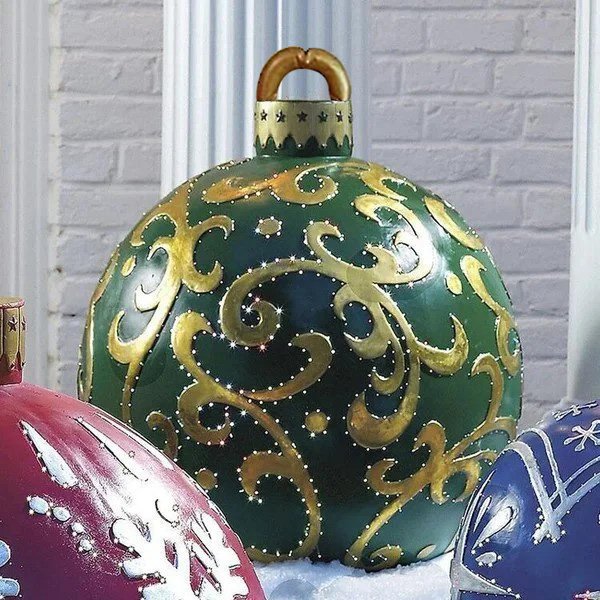 🎄 50% korting! Opblaasbare kerstbal – levensgroot, herbruikbaar & UV-bestendig. Hang, steek of laat drijven – grote feestelijke statement voor binnen & buiten! ✨🎁