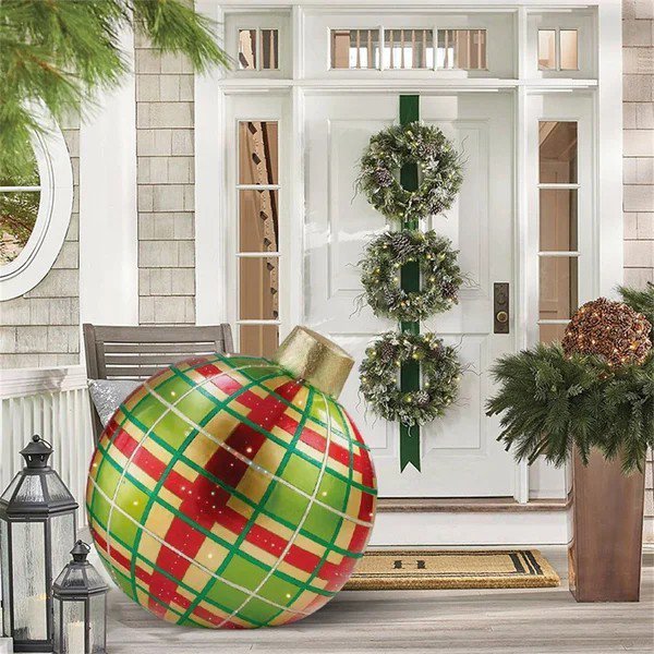 🎄 50% korting! Opblaasbare kerstbal – levensgroot, herbruikbaar & UV-bestendig. Hang, steek of laat drijven – grote feestelijke statement voor binnen & buiten! ✨🎁
