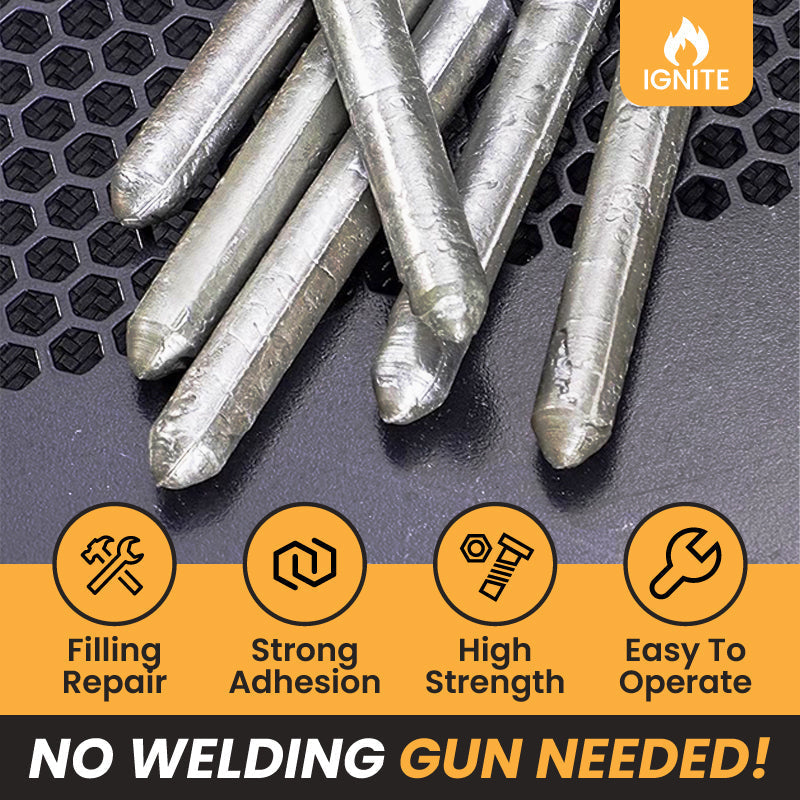 🔥 50% korting! Lage-temperatuur aluminium soldeerstaaf – soldeer RVS, aluminium & ijzer met een aansteker. Geen extra vloeimiddel, 6 stuks per doos! ✨🔧
