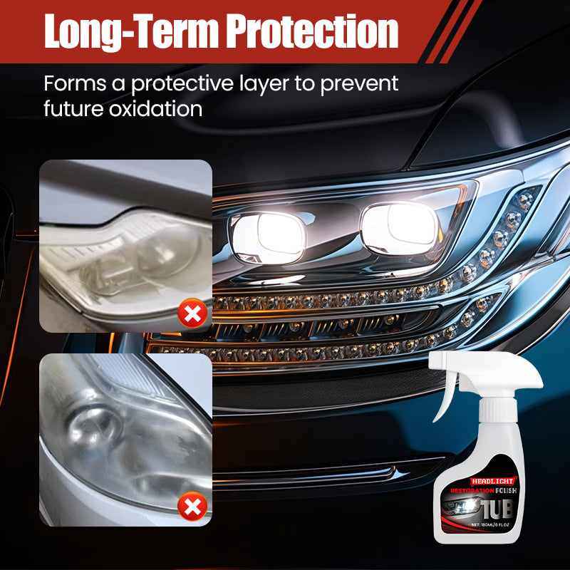 🚗✨ 50% KORTING! Nooit meer gele, doffe koplampen! Deze professionele koplamprenovator met spons herstelt helderheid in minuten en beschermt tegen UV – beter zicht, veiliger rijden, zonder dure garage!
