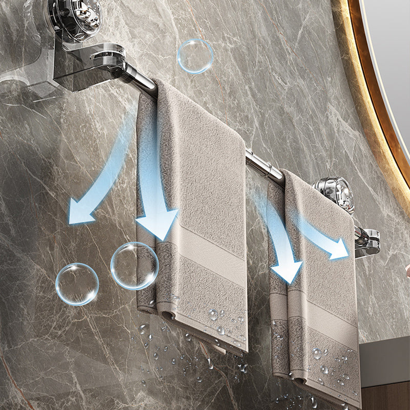 Verstelbare handdoekhouder met zuignap