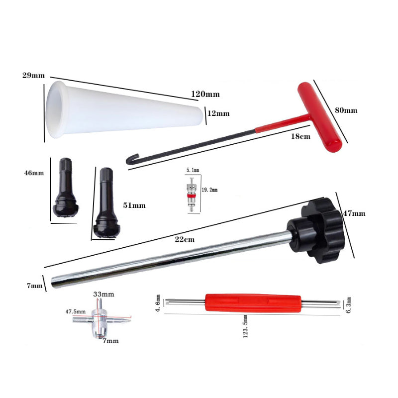 🔥🚀 Bandenreparatie in 60 seconden! Onze 5-in-1 ventielgereedschapsset levert professionele resultaten voor auto's, fietsen en meer - profiteer van 40% KORTING voordat het te laat is! 💪✨