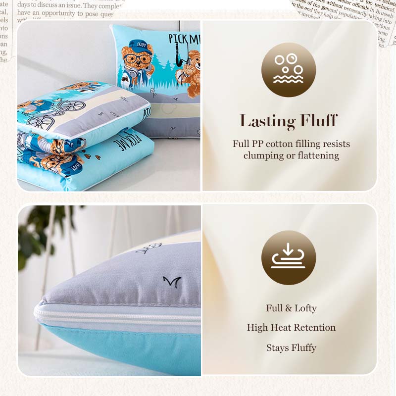 2-in-1 Stylish Soft Convertible Pillow Blanket