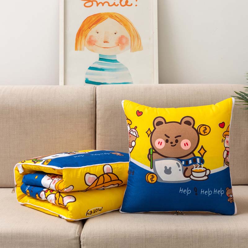 2-in-1 Stylish Soft Convertible Pillow Blanket