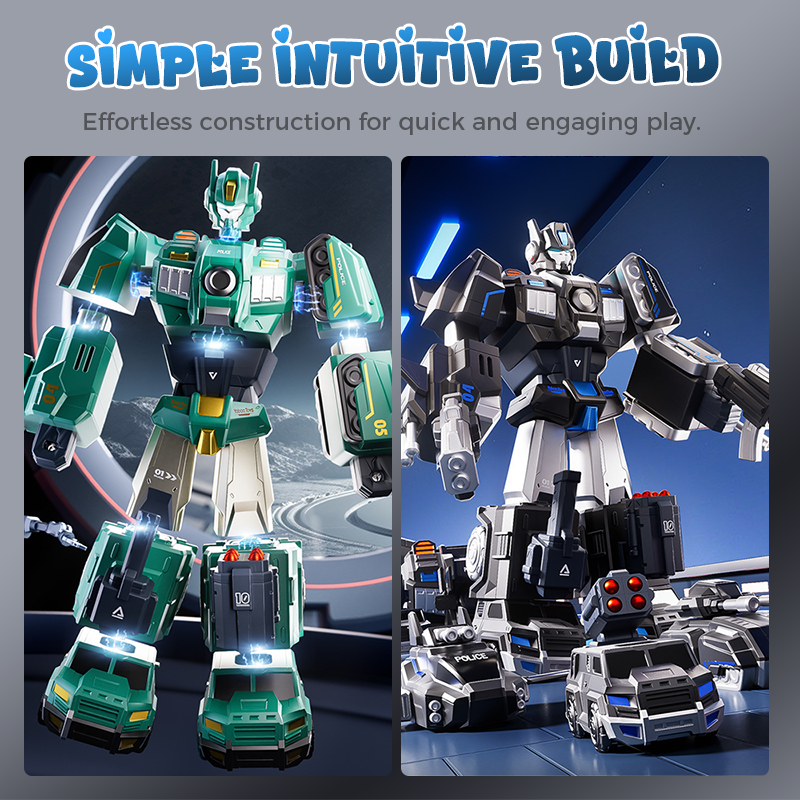 💥 TIJDELIJKE AANBIEDING! 🔥9-in-1 magnetisch transformeerbaar auto- en robotspeelgoed