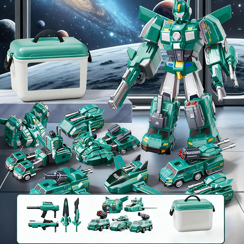 💥 TIJDELIJKE AANBIEDING! 🔥9-in-1 magnetisch transformeerbaar auto- en robotspeelgoed