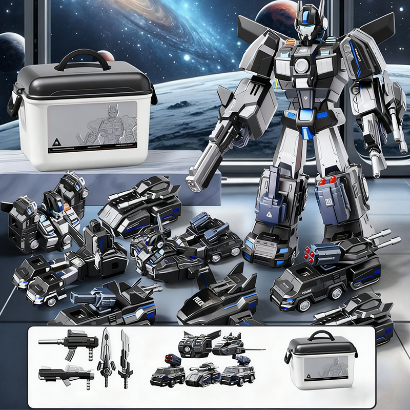 💥 TIJDELIJKE AANBIEDING! 🔥9-in-1 magnetisch transformeerbaar auto- en robotspeelgoed