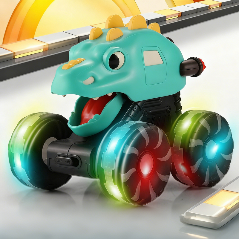 🦖 HOT! Press & Go Dinosaurus Auto + Lichtjes 🚗 –50% Korting 🎁 Kids Must-Have!