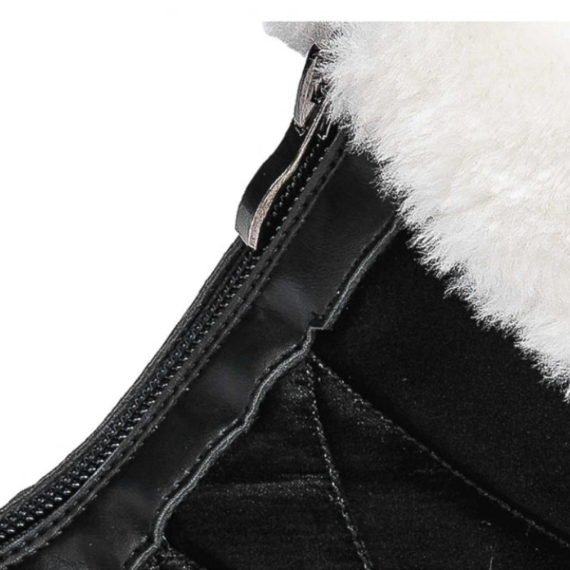 🔥 40% KORTING ! ✨ Antislip Winterlaarzen voor Dames - Warme Binnenvoering, Gemakkelijk Ritsontwerp, Geschikt voor Sneeuw en IJs ❄️👢