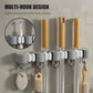 Wall-Mounted Mop & Broom Holder