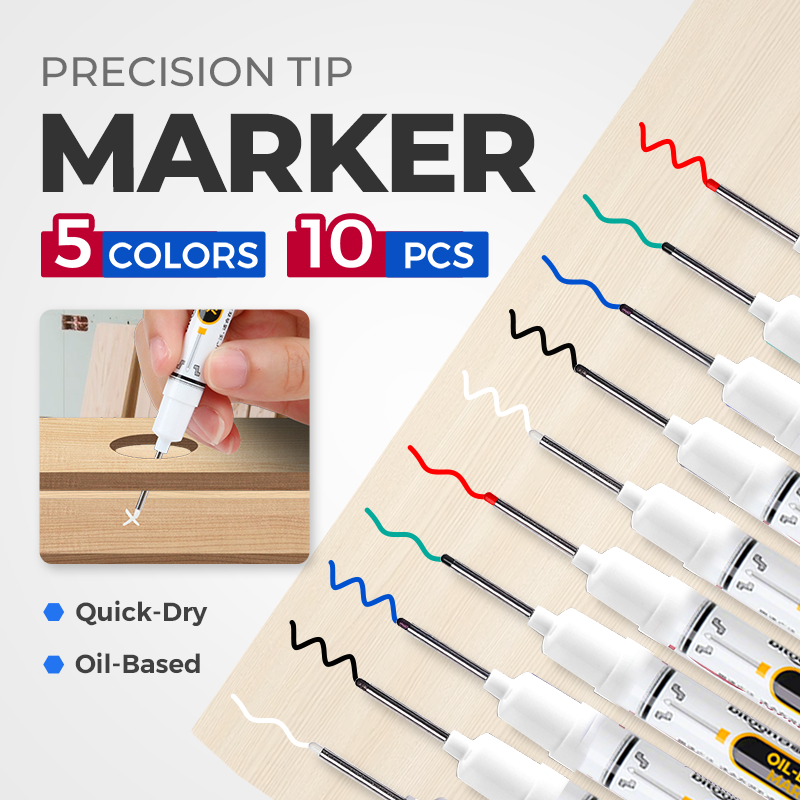 🎯 50% korting! Precisiemarker – oliebasis, sneldrogend & permanente inkt. Schrijft op alle oppervlakken – metaal, glas & hout! 🖌️💪