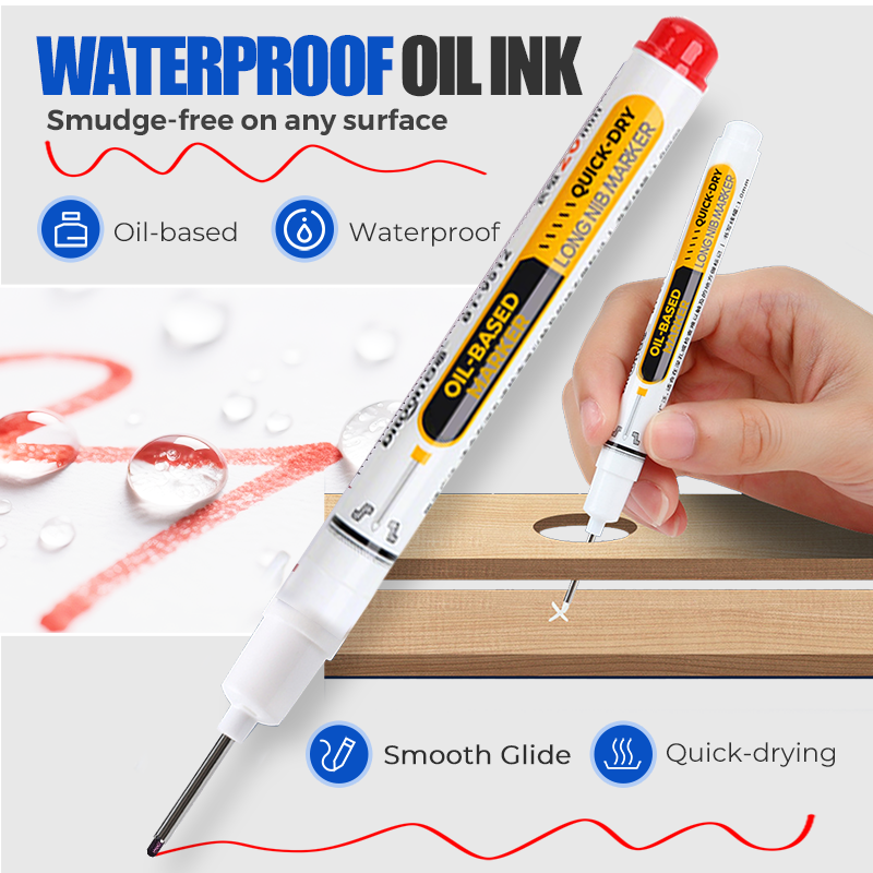 🎯 50% korting! Precisiemarker – oliebasis, sneldrogend & permanente inkt. Schrijft op alle oppervlakken – metaal, glas & hout! 🖌️💪