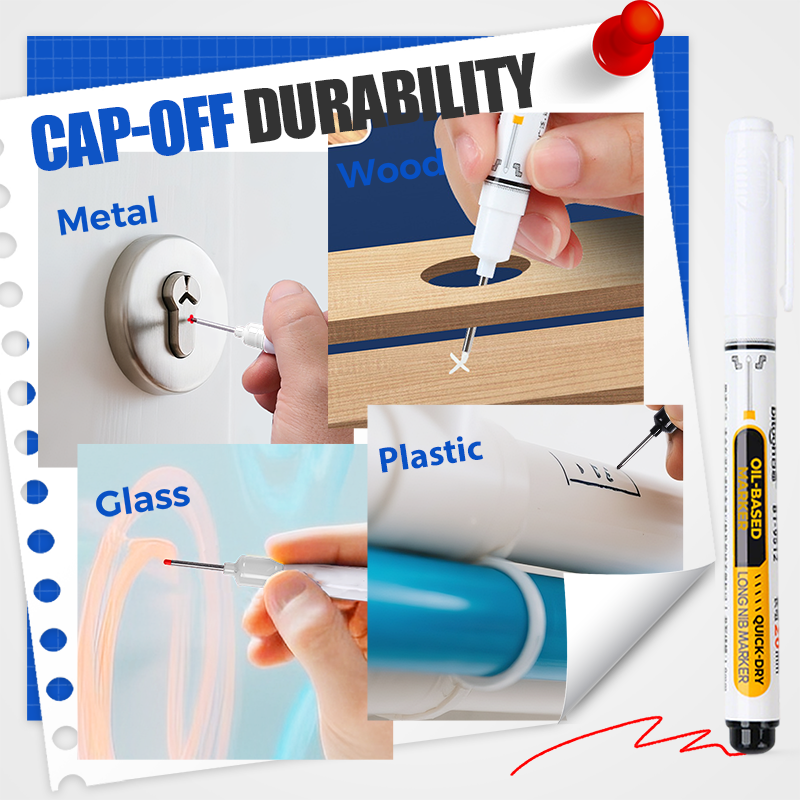 🎯 50% korting! Precisiemarker – oliebasis, sneldrogend & permanente inkt. Schrijft op alle oppervlakken – metaal, glas & hout! 🖌️💪