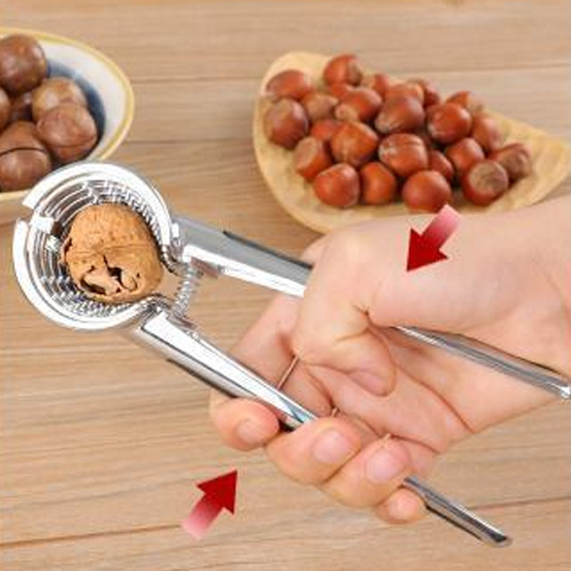 Zwaar uitgevoerde notenkraker met trechterontwerp