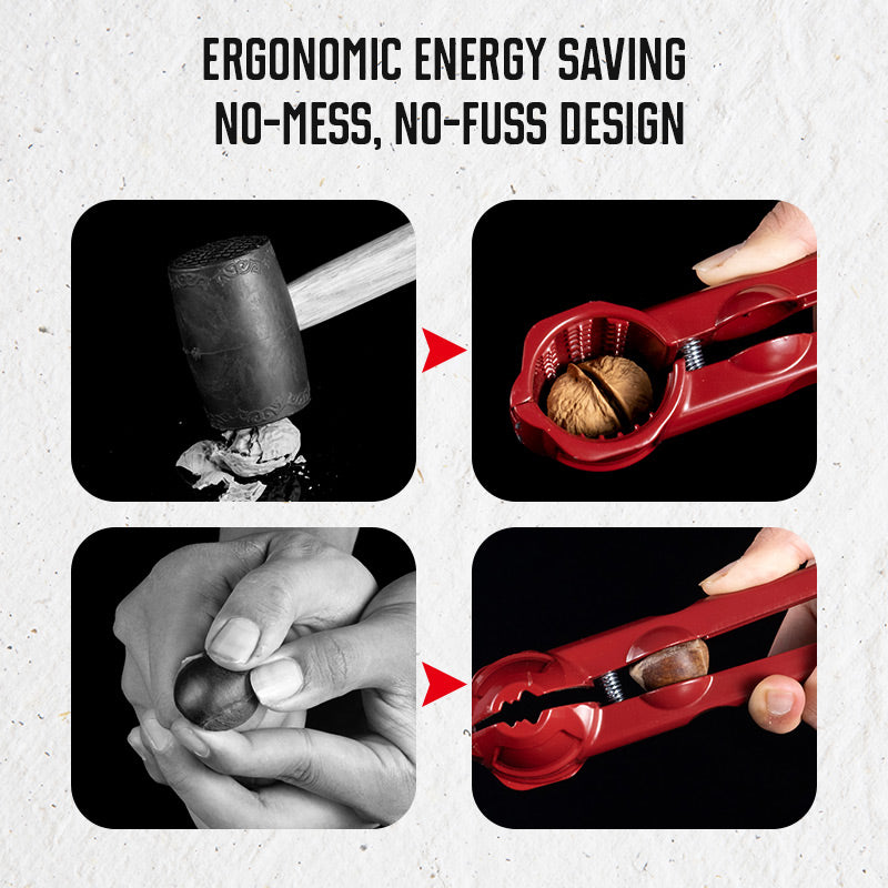 🔥50% KORTING !✨Handmatige Notenkraker🥜Lichtgewicht Ontwerp met Opvangbak, Geschikt voor Diverse Noten, Kraken zonder Pletten⚙️