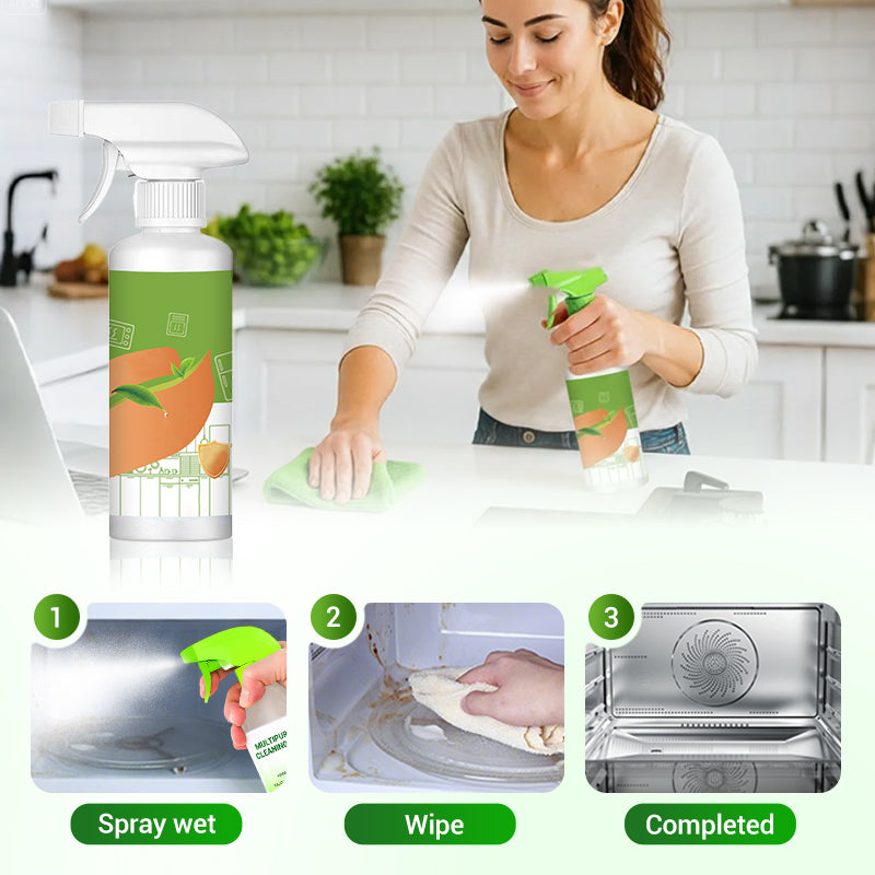 Multifunctionele reiniger voor huis en keuken in sprayvorm