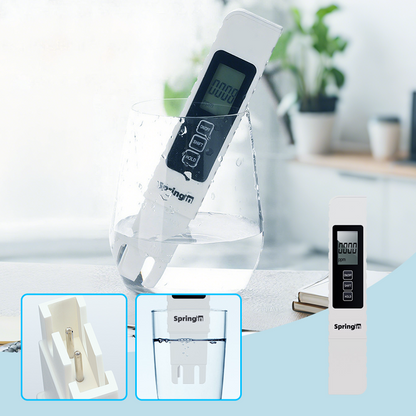 💧 3-in-1 TDS-watertester – meet zuiverheid, temperatuur en geleidbaarheid in 1 seconde! ⚡