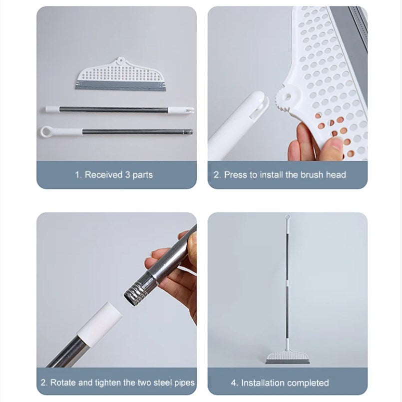 Magische siliconen vegerbezem