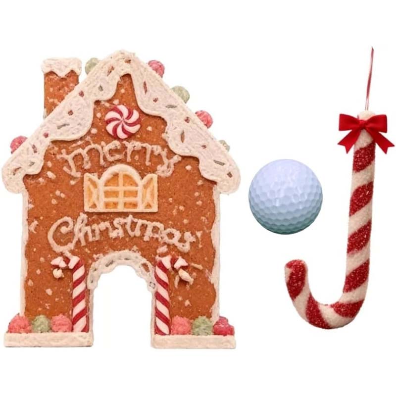 Kerstmis-peperkoek golfspel se