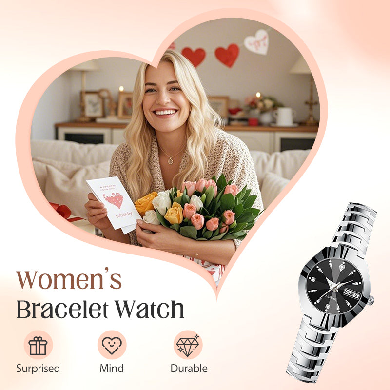 ⌚ 50% korting op elegant dameshorloge – waterdicht, stijlvol en perfect voor elke gelegenheid.
