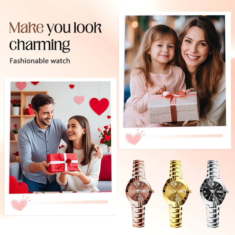 ⌚ 50% korting op elegant dameshorloge – waterdicht, stijlvol en perfect voor elke gelegenheid.