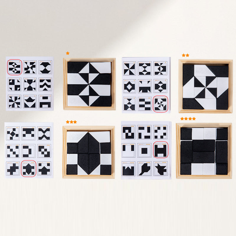🌲Kerstspecial🌲Puzzel met verborgen bouwstenen - Speelgoed om het ruimtelijk inzicht van kinderen te ontwikkelen - Interactief bordspel voor ouders en kinderen
