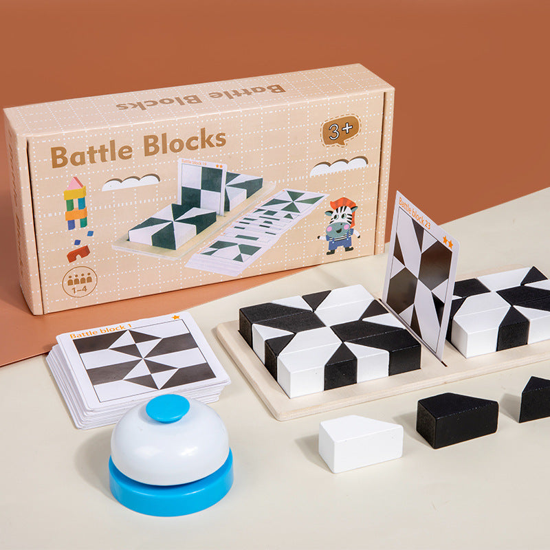 🌲Kerstspecial🌲Puzzel met verborgen bouwstenen - Speelgoed om het ruimtelijk inzicht van kinderen te ontwikkelen - Interactief bordspel voor ouders en kinderen