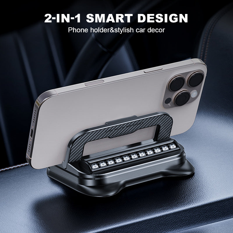 📱 NU 50% KORTING! ✨ 360° draaibare, opvouwbare telefoonhouder - Universele compatibiliteit met antislipbasis voor gebruik op bureau, auto en op reis 🚗💻