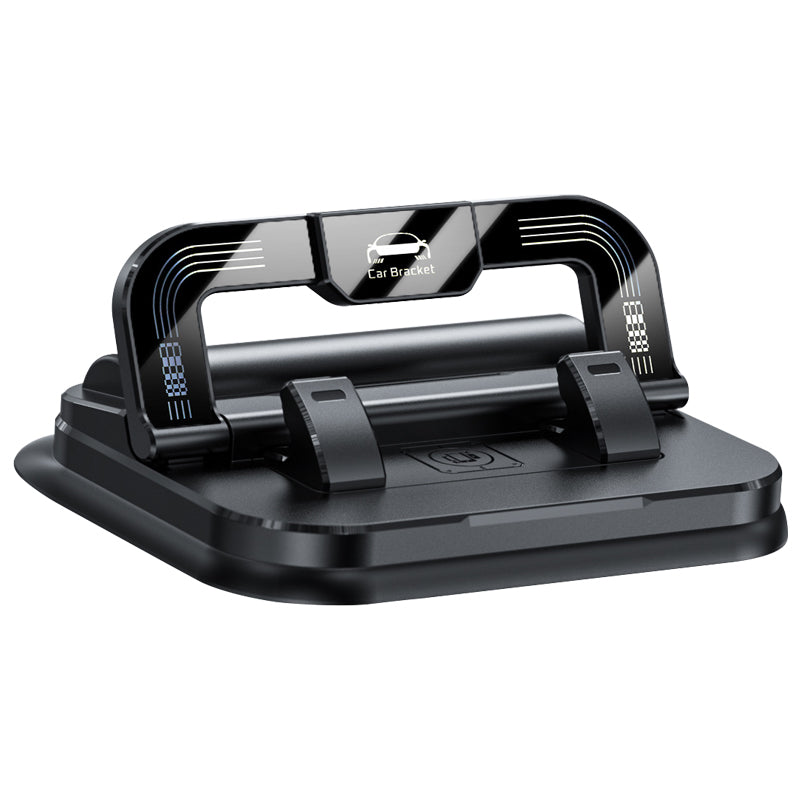 📱 NU 50% KORTING! ✨ 360° draaibare, opvouwbare telefoonhouder - Universele compatibiliteit met antislipbasis voor gebruik op bureau, auto en op reis 🚗💻