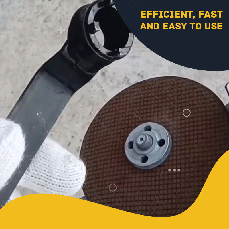 Speciale afstelsleutelaccessoires voor vierklauwige haakse slijper