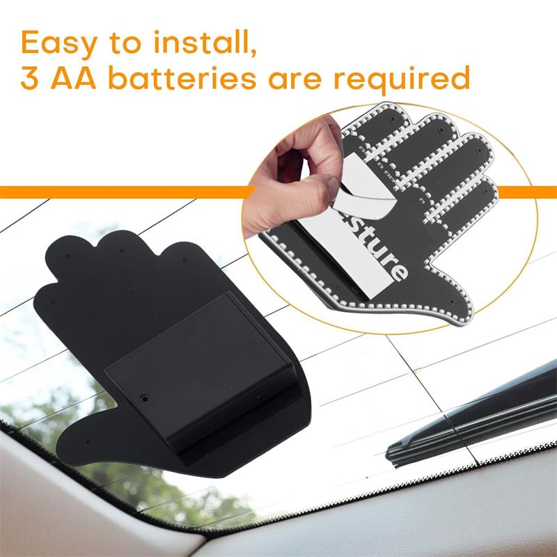🚗 50% korting! Great gesture display lamp – 176 LED-lampjes, 3 gebaarmodi & zichtbaar dag en nacht. Toon je gevoelens veilig aan andere bestuurders! ✨💡