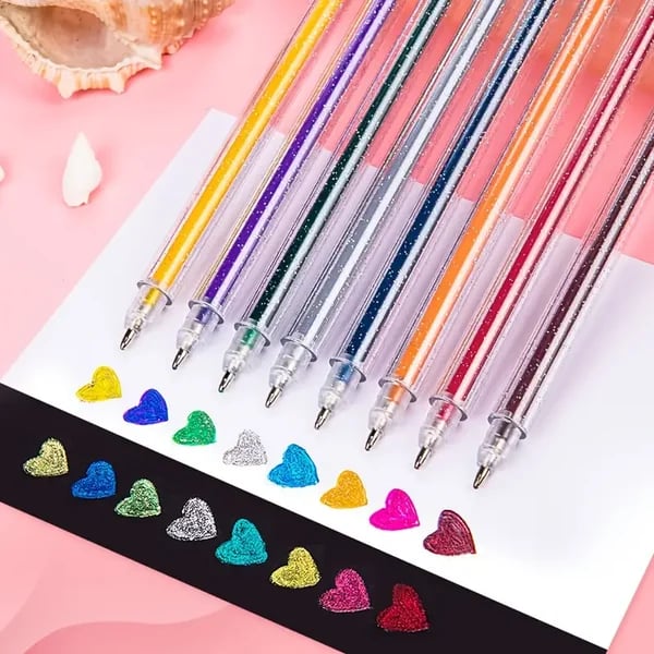 🎁Laatste dag van de uitverkoop 49% KORTING✨Glittergelpennen set