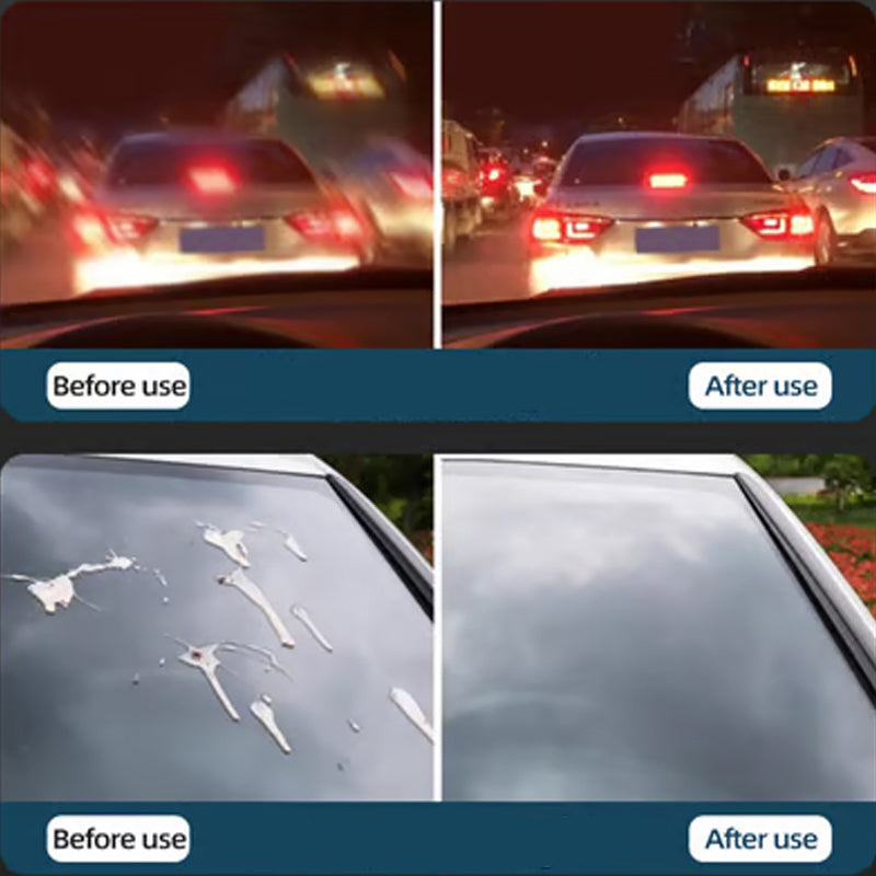 🔥 50% KORTING ! ✨ Autoglas Magic Spons - Verwijder Vogeluitwerpselen, Veilig PH7, Direct Schoon Zicht 🚗✨
