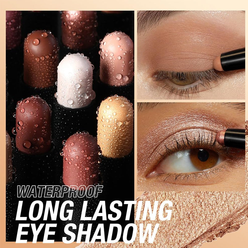 🎅ALLEEN VANDAAG - € 19,99 VOOR 8 STUKS!!🎄MEER DAN 50.000 VERKOCHT! 🎁✨8 kleuren glitter oogschaduwstick