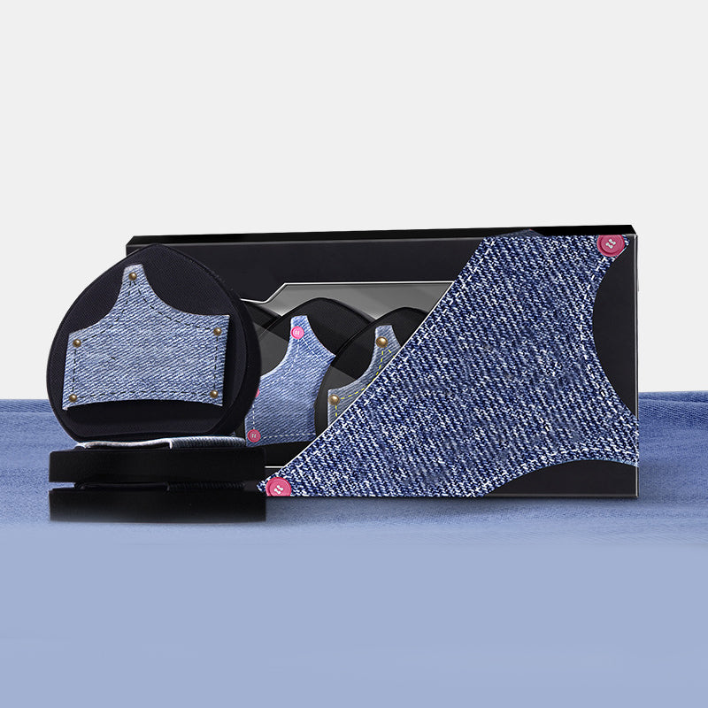 Dubbele huidvriendelijke poederdonsjes, set van 3 stuks