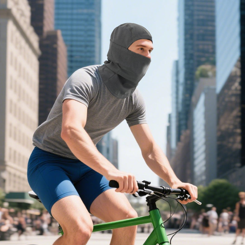 🔥 52% KORTING ! ✨ Warmtegevoelige Bivakmuts - Kleurverandering door Lichaamswarmte, Winddicht en UV-Werend ❄️🔥