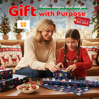 70*50 cm kerstcadeaupapier