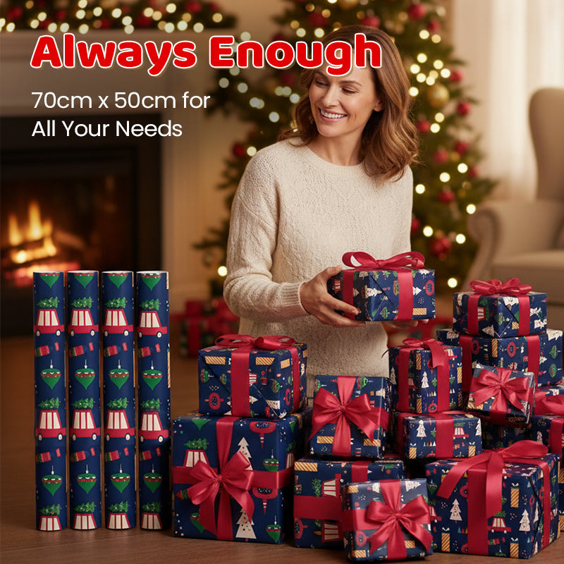 70*50 cm kerstcadeaupapier